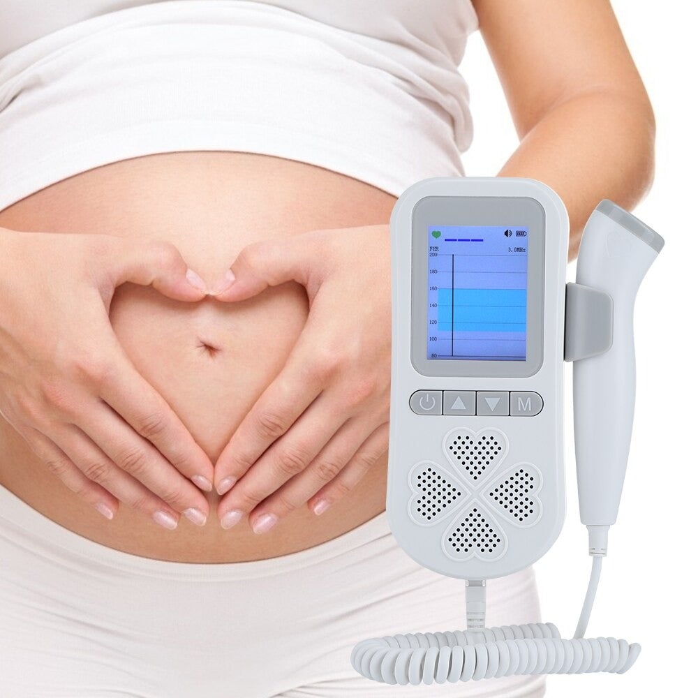 Doppler fœtal à ultrasons Détecter le taux de rythme cardiaque de bébé  Moniteur prénatal