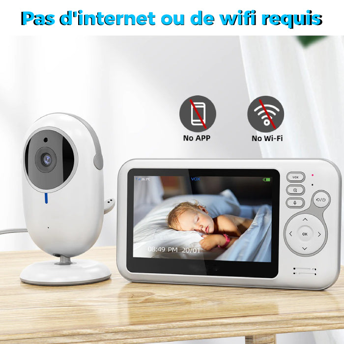 Moniteur bébé sans fil : Babyphone camera, Babyphone video, Visiophone bebe  – BGadgets France